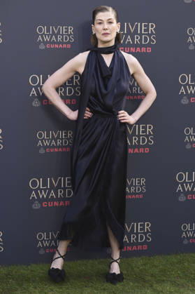 Rosamund Pike bei der Verleihung der Olivier Awards 2026 in der Royal Albert Hall. 12.04.2026