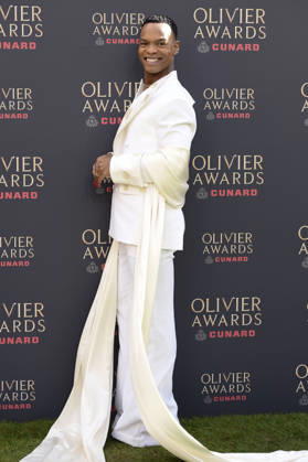 Johannes Radebe bei der Verleihung der Olivier Awards 2026 in der Royal Albert Hall. 12.04.2026