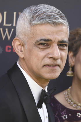 Sadiq Khan bei der Verleihung der Olivier Awards 2026 in der Royal Albert Hall. 12.04.2026