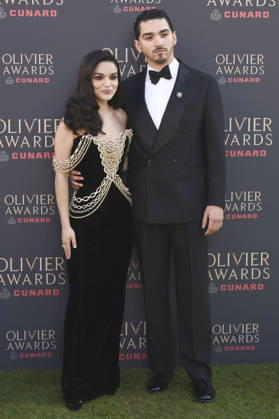 Rachel Zegler und Diego Andres Rodriguez bei der Verleihung der Olivier Awards 2026 in der Royal Albert Hall. 12.04.2026