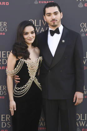 Rachel Zegler und Diego Andres Rodriguez bei der Verleihung der Olivier Awards 2026 in der Royal Albert Hall. 12.04.2026