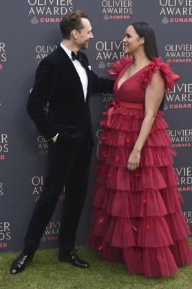 Tom Hiddlestone und Zawe Ashton bei der Verleihung der Olivier Awards 2026 in der Royal Albert Hall. 12.04.2026