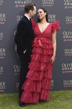 Tom Hiddlestone und Zawe Ashton bei der Verleihung der Olivier Awards 2026 in der Royal Albert Hall. 12.04.2026