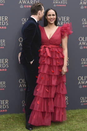 Tom Hiddlestone und Zawe Ashton bei der Verleihung der Olivier Awards 2026 in der Royal Albert Hall. 12.04.2026