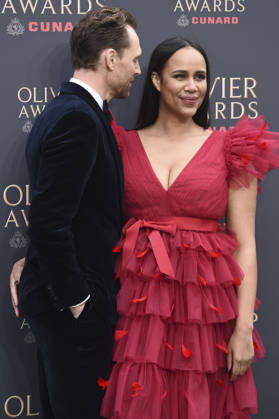 Tom Hiddlestone und Zawe Ashton bei der Verleihung der Olivier Awards 2026 in der Royal Albert Hall. 12.04.2026