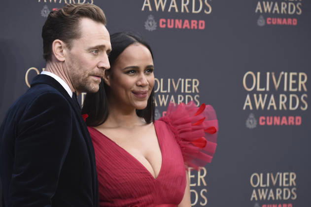 Tom Hiddlestone und Zawe Ashton bei der Verleihung der Olivier Awards 2026 in der Royal Albert Hall. 12.04.2026