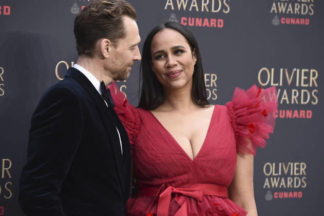 Tom Hiddlestone und Zawe Ashton bei der Verleihung der Olivier Awards 2026 in der Royal Albert Hall. 12.04.2026