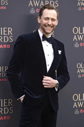 Tom Hiddlestone bei der Verleihung der Olivier Awards 2026 in der Royal Albert Hall. 12.04.2026
