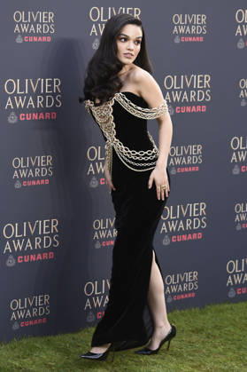 Rachel Zegler bei der Verleihung der Olivier Awards 2026 in der Royal Albert Hall. 12.04.2026