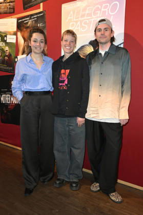 Anna Roller, Silvaine Faligant und Leif Randt beim Special Screening des Kinofilms Allegro Pastel im Delphi Lux Kino. Berlin, 12.04.2026