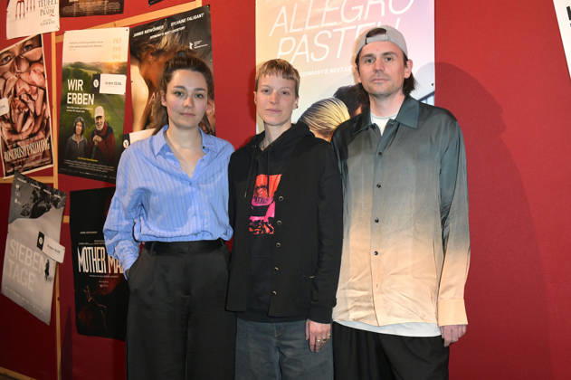 Anna Roller, Silvaine Faligant und Leif Randt beim Special Screening des Kinofilms Allegro Pastel im Delphi Lux Kino. Berlin, 12.04.2026