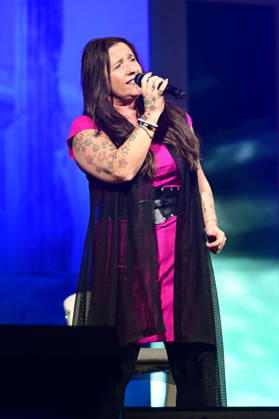 Daniela Alfinito live bei einem Konzert in der in der Messe- & Veranstaltungshalle. Löbau, 12.04.2026