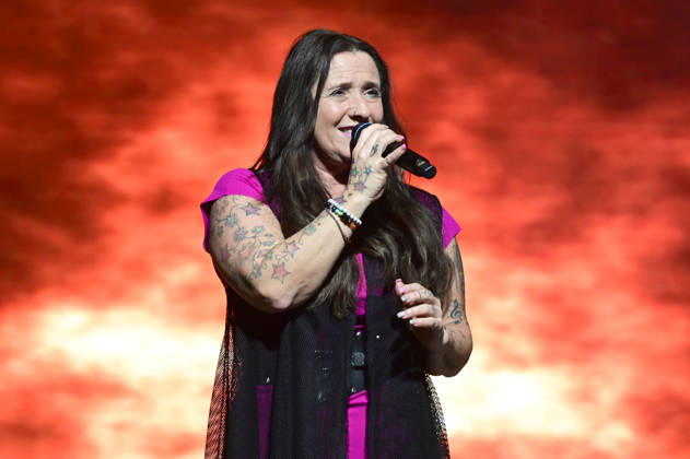 Daniela Alfinito live bei einem Konzert in der in der Messe- & Veranstaltungshalle. Löbau, 12.04.2026