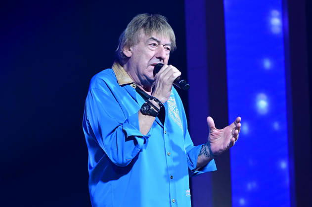 Bernd Ulrich von Die Amigos live bei einem Konzert der erLebe jetzt! -Tour in der Messe- & Veranstaltungshalle. Löbau, 12.04.2026