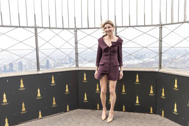 RECORD DATE NOT STATED Canadian actress Sarah Chalke in New York New York, April 13, 2026 Celebrity-USA Canadian actress Sarah Chalke during a visit to the Empire State Building observatory in New York to promote the season finale of the Scrubs revival series.(Foto: Vanessa Carvalho Brazil Photo Press IMAGO) Others new york new york united of america Copyright: xVanessaxCarvalhox