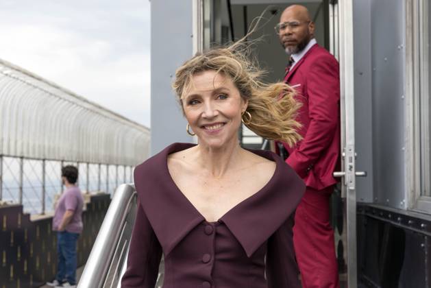 RECORD DATE NOT STATED Canadian actress Sarah Chalke in New York New York, April 13, 2026 Celebrity-USA Canadian actress Sarah Chalke during a visit to the Empire State Building observatory in New York to promote the season finale of the Scrubs revival series.(Foto: Vanessa Carvalho Brazil Photo Press IMAGO) Others new york new york united of america Copyright: xVanessaxCarvalhox