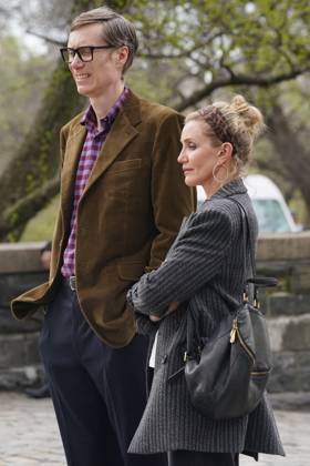 Stephen Merchant, Cameron Diaz on location for THE SHAM Film Shoot, Central Park, New York, NY, April 13, 2026. Photo By: Kristin Callahan Everett Collection THE SHAM Film Shoot PUBLICATIONXNOTxINxCANxCHNxFRAxITAxJPNxNORxPOLxRUSxESPxUKxUSA