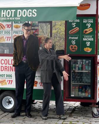 Stephen Merchant, Cameron Diaz on location for THE SHAM Film Shoot, Central Park, New York, NY, April 13, 2026. Photo By: Kristin Callahan Everett Collection THE SHAM Film Shoot PUBLICATIONXNOTxINxCANxCHNxFRAxITAxJPNxNORxPOLxRUSxESPxUKxUSA