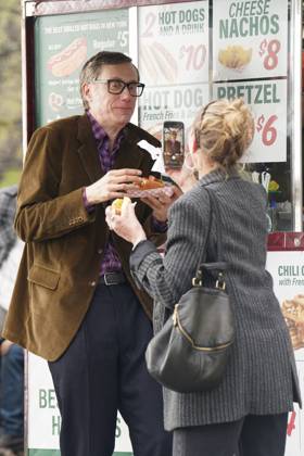 Stephen Merchant, Cameron Diaz on location for THE SHAM Film Shoot, Central Park, New York, NY, April 13, 2026. Photo By: Kristin Callahan Everett Collection THE SHAM Film Shoot PUBLICATIONXNOTxINxCANxCHNxFRAxITAxJPNxNORxPOLxRUSxESPxUKxUSA