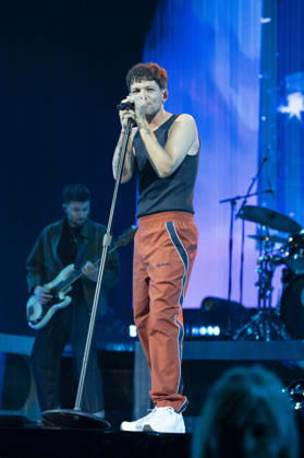 Louis Tomlinson Performs in Madrid, Spain - 13 Apr 2026 Singer Louis Tomlinson performs at the Movistar Arena in Madrid. Madrid Spain Copyright: xAtilanoxGarciax xSOPAxImagesx photos12800