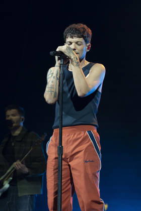 Louis Tomlinson Performs in Madrid, Spain - 13 Apr 2026 Singer Louis Tomlinson performs at the Movistar Arena in Madrid. Madrid Spain Copyright: xAtilanoxGarciax xSOPAxImagesx photos12804