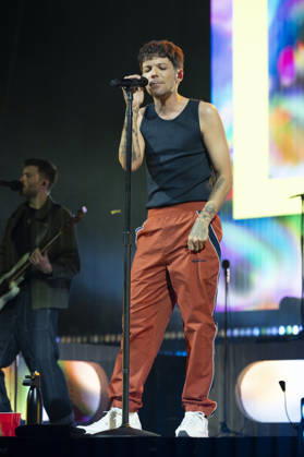 Louis Tomlinson Performs in Madrid, Spain - 13 Apr 2026 Singer Louis Tomlinson performs at the Movistar Arena in Madrid. Madrid Spain Copyright: xAtilanoxGarciax xSOPAxImagesx photos12806