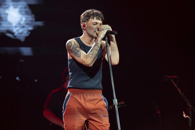 Louis Tomlinson Performs in Madrid, Spain - 13 Apr 2026 Singer Louis Tomlinson performs at the Movistar Arena in Madrid. Madrid Spain Copyright: xAtilanoxGarciax xSOPAxImagesx photos12807