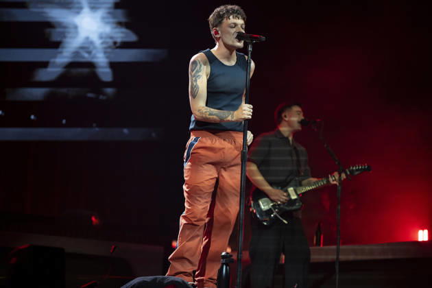 Louis Tomlinson Performs in Madrid, Spain - 13 Apr 2026 Singer Louis Tomlinson performs at the Movistar Arena in Madrid. Madrid Spain Copyright: xAtilanoxGarciax xSOPAxImagesx photos12810