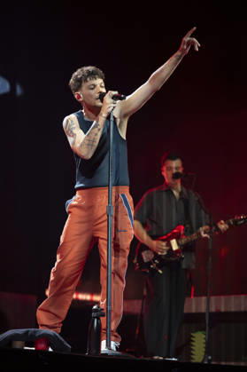 Louis Tomlinson Performs in Madrid, Spain - 13 Apr 2026 Singer Louis Tomlinson performs at the Movistar Arena in Madrid. Madrid Spain Copyright: xAtilanoxGarciax xSOPAxImagesx photos12812