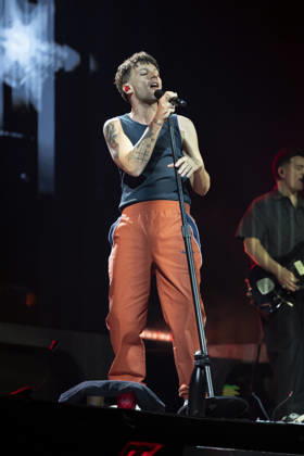 Louis Tomlinson Performs in Madrid, Spain - 13 Apr 2026 Singer Louis Tomlinson performs at the Movistar Arena in Madrid. Madrid Spain Copyright: xAtilanoxGarciax xSOPAxImagesx photos12814