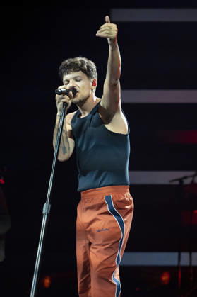 Louis Tomlinson Performs in Madrid, Spain - 13 Apr 2026 Singer Louis Tomlinson performs at the Movistar Arena in Madrid. Madrid Spain Copyright: xAtilanoxGarciax xSOPAxImagesx photos12819