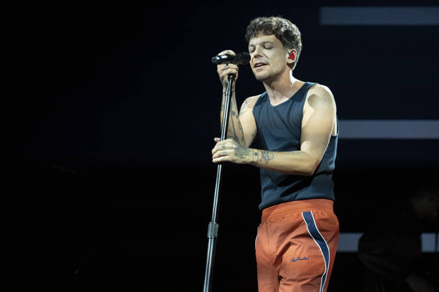 Louis Tomlinson Performs in Madrid, Spain - 13 Apr 2026 Singer Louis Tomlinson performs at the Movistar Arena in Madrid. Madrid Spain Copyright: xAtilanoxGarciax xSOPAxImagesx photos12820