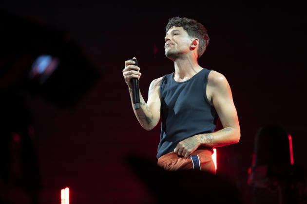Louis Tomlinson Performs in Madrid, Spain - 13 Apr 2026 Singer Louis Tomlinson performs at the Movistar Arena in Madrid. Madrid Spain Copyright: xAtilanoxGarciax xSOPAxImagesx photos12824