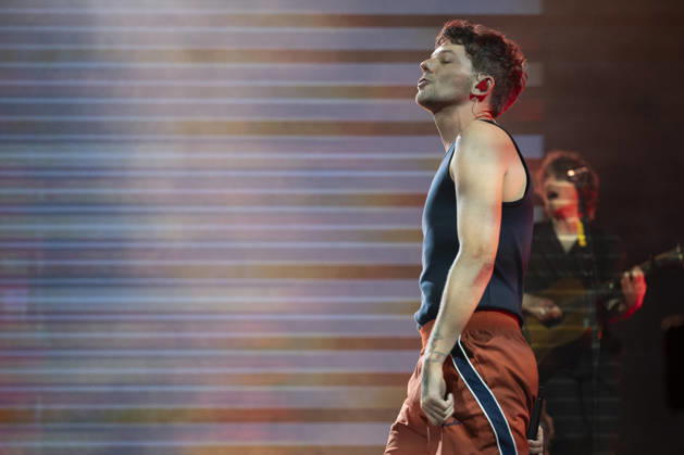 Louis Tomlinson Performs in Madrid, Spain - 13 Apr 2026 Singer Louis Tomlinson performs at the Movistar Arena in Madrid. Madrid Spain Copyright: xAtilanoxGarciax xSOPAxImagesx photos12825