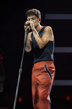 Louis Tomlinson Performs in Madrid, Spain - 13 Apr 2026 Singer Louis Tomlinson performs at the Movistar Arena in Madrid. Madrid Spain Copyright: xAtilanoxGarciax xSOPAxImagesx photos12834