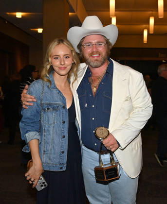 2026 CMA Triple Play Awards Delaney Royer and Ernest Keith Smith at the 2026 CMA Triple Play Awards held at the Country Music Hall of Fame and Museum on April 13, 2026 in Nashville, TN. Nashville Country Music Hall of Fame and Museum Tennessee USA Copyright: xTammiexArroyo AFF-USA.comx