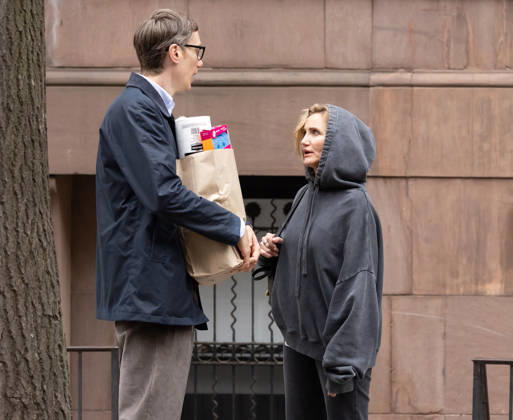 Cameron Diaz and Stephen Merchant filming scenes at The Sham in New York City Featuring: Stephen Merchant, Cameron Diaz Where: New York, New York, United States When: 13 Apr 2026 Credit: Janet Mayer INSTARimages.com EDITORIAL USE ONLY. NOT FOR USE BY NEWSPAPERS BASED IN THE UK. Copyright: xx instar55614951