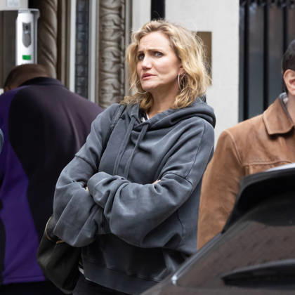 Cameron Diaz filming scenes at The Sham in New York City Featuring: Cameron Diaz Where: New York, New York, United States When: 13 Apr 2026 Credit: Janet Mayer INSTARimages.com EDITORIAL USE ONLY. NOT FOR USE BY NEWSPAPERS BASED IN THE UK. Copyright: xx instar55614957