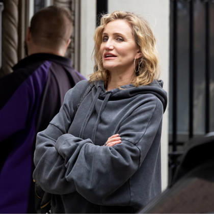 Cameron Diaz filming scenes at The Sham in New York City Featuring: Cameron Diaz Where: New York, New York, United States When: 13 Apr 2026 Credit: Janet Mayer INSTARimages.com EDITORIAL USE ONLY. NOT FOR USE BY NEWSPAPERS BASED IN THE UK. Copyright: xx instar55614960