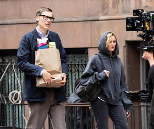 Cameron Diaz and Stephen Merchant filming scenes at The Sham in New York City Featuring: Stephen Merchant, Cameron Diaz Where: New York, New York, United States When: 13 Apr 2026 Credit: Janet Mayer INSTARimages.com EDITORIAL USE ONLY. NOT FOR USE BY NEWSPAPERS BASED IN THE UK. Copyright: xx instar55614966