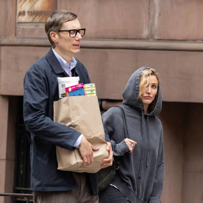 Cameron Diaz and Stephen Merchant filming scenes at The Sham in New York City Featuring: Stephen Merchant, Cameron Diaz Where: New York, New York, United States When: 13 Apr 2026 Credit: Janet Mayer INSTARimages.com EDITORIAL USE ONLY. NOT FOR USE BY NEWSPAPERS BASED IN THE UK. Copyright: xx instar55614949