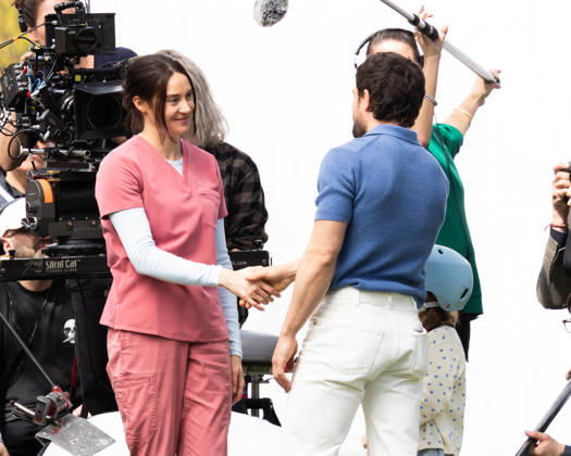 Shailene Woodley, Kit Harington filming Count My Lies Featuring: Shailene Woodley, Kit Harington Where: New York, New York, United States When: 13 Apr 2026 Credit: Janet Mayer INSTARimages.com EDITORIAL USE ONLY. NOT FOR USE BY NEWSPAPERS BASED IN THE UK. Copyright: xx instar55614772