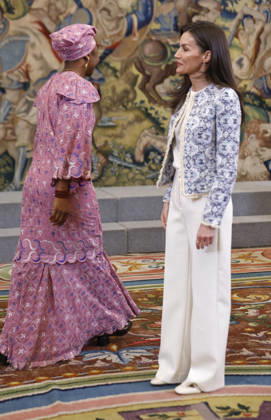 Queen Letizia receives at La Zarzuela Palace a representation of the United Nations Refugee Agency UNHCR Queen Letizia receives at La Zarzuela Palace a representation of the United Nations Refugee Agency UNHCR on the occasion of the 75th anniversary of the organization, on April 14, 2026, in Madrid Spain AUDIENCE ROYAL HOUSE QUEEN LETIZIA UNHCR 14 APRIL 2026 Antonio Gutié Madrid Madrid Madrid Spain  Copyright: xAntonioxGutiÃ rrezx 7438048