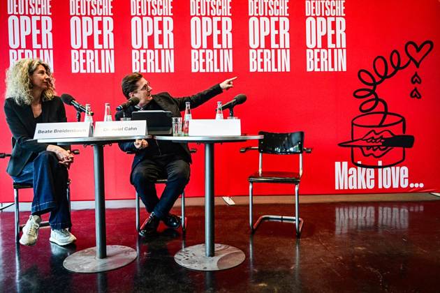 Jahres-Pk Deutsche Oper Berlin zur Spielzeit 2026 27 ** NUR FÜR REDAKTIONELLE ZWECKE ** EDITORIAL USE ONLY **<p>Jahres-Pk Deutsche Oper Berlin zur Spielzeit 2026 27 mit dem neuen Intendanten Aviel Cahn und Chefdramaturgin Beate Breidenbach, fotografiert am 14.04.2026 in Berlin. Berlin Berlin Berlin Copyright: MaurizioxGambarini