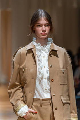 Runway model, April 14, 2026 - tiit tokyo 2026 AUTUMN WINTER RUNWAY SHOW more. at WITH HARAJUKU HALL in Tokyo, Japan.  aflo_326928405