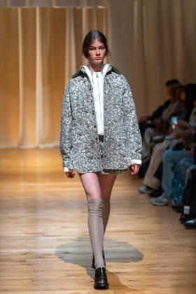Runway model, April 14, 2026 - tiit tokyo 2026 AUTUMN WINTER RUNWAY SHOW more. at WITH HARAJUKU HALL in Tokyo, Japan.  aflo_326928413