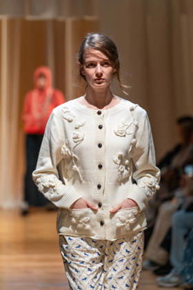 Runway model, April 14, 2026 - tiit tokyo 2026 AUTUMN WINTER RUNWAY SHOW more. at WITH HARAJUKU HALL in Tokyo, Japan.  aflo_326928419