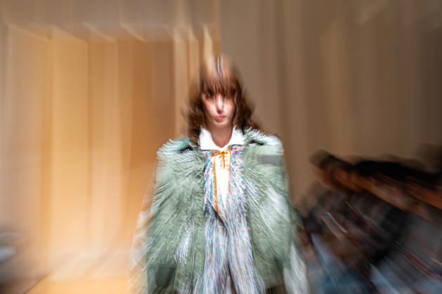 Runway model, April 14, 2026 - tiit tokyo 2026 AUTUMN WINTER RUNWAY SHOW more. at WITH HARAJUKU HALL in Tokyo, Japan.  aflo_326928420