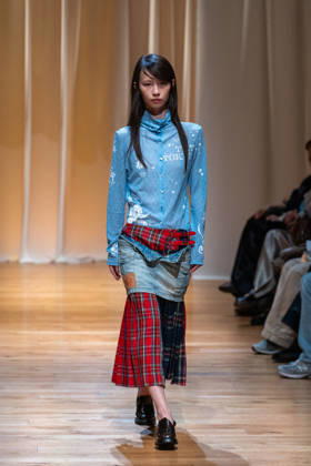 Runway model, April 14, 2026 - tiit tokyo 2026 AUTUMN WINTER RUNWAY SHOW more. at WITH HARAJUKU HALL in Tokyo, Japan.  aflo_326928424