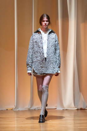 Runway model, April 14, 2026 - tiit tokyo 2026 AUTUMN WINTER RUNWAY SHOW more. at WITH HARAJUKU HALL in Tokyo, Japan.  aflo_326928425